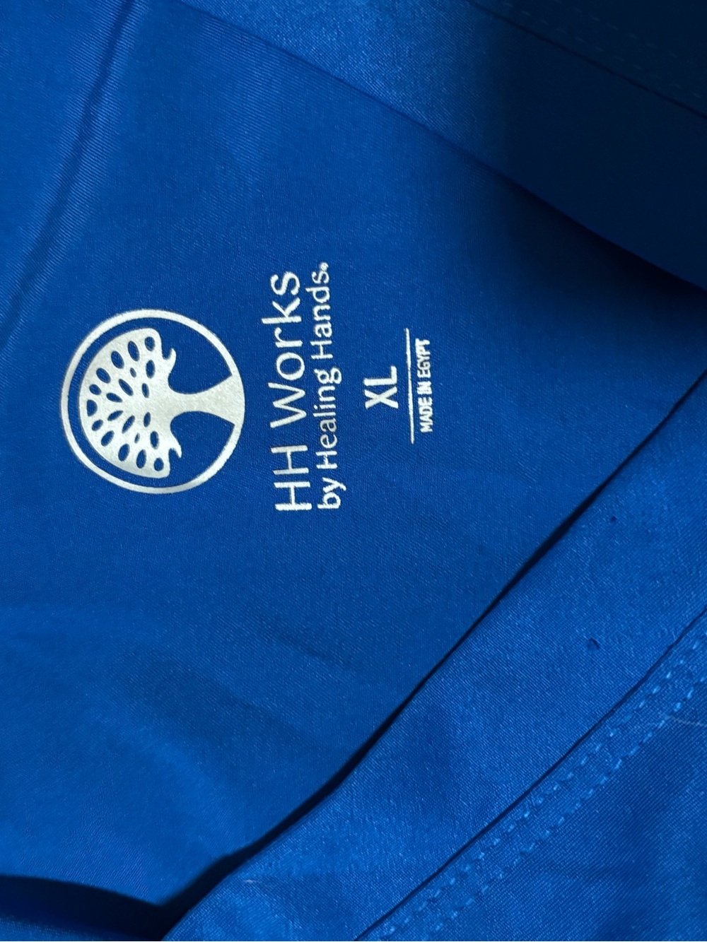 healing hands HH Works Medical Scrub Top in Royal Blue
